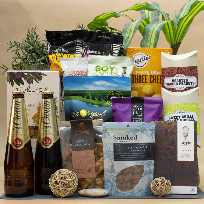 The Crown Lager Gourmet Gift Hamper