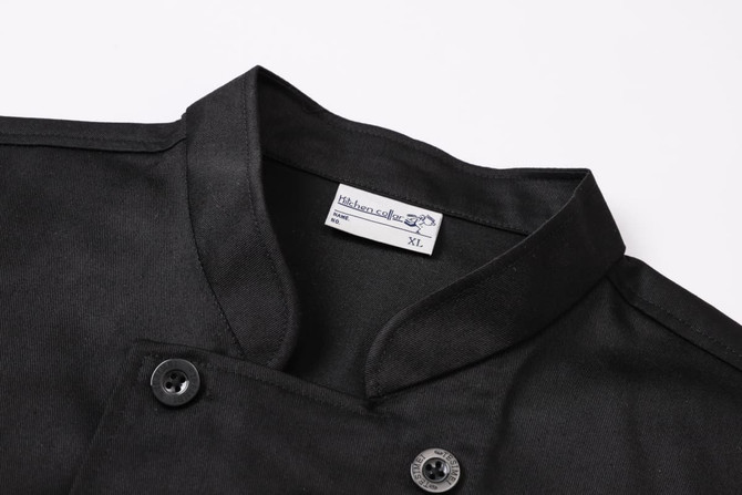 Classic 3/4 Sleeves Double Breasted Chef Jacket