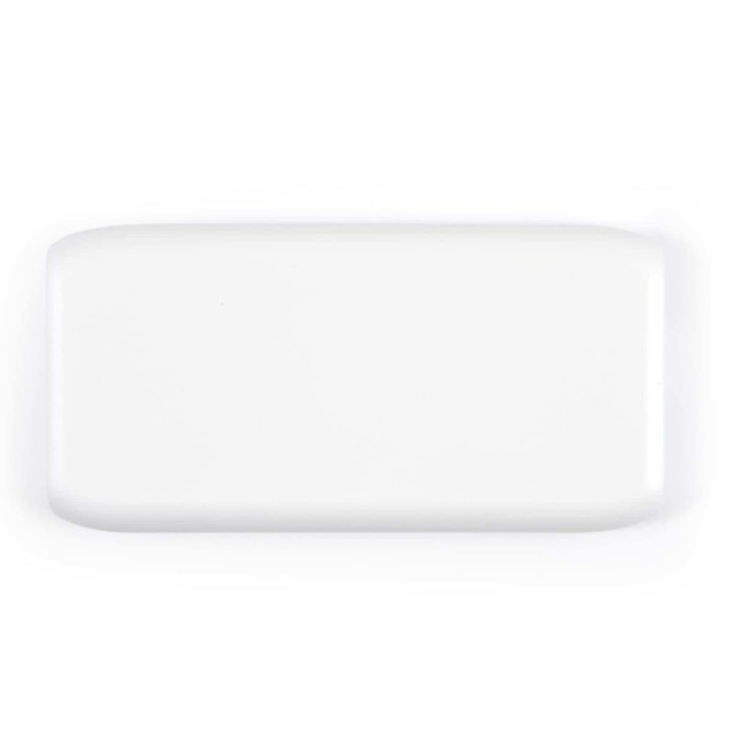 A white Boost Wireless Power Bank, featuring a sleek and minimalistic design suitable for charging devices on the go.