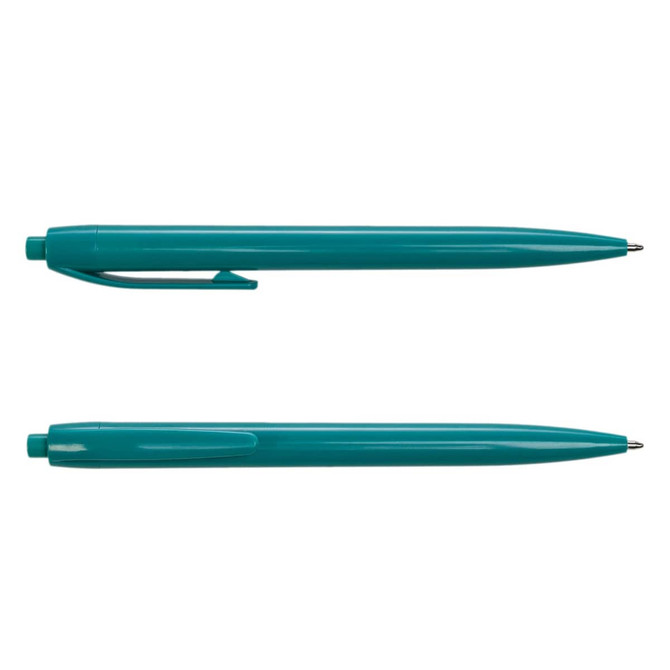 Two Javelin Pens in a vibrant teal color, featuring a streamlined design and a clip for easy attachment.