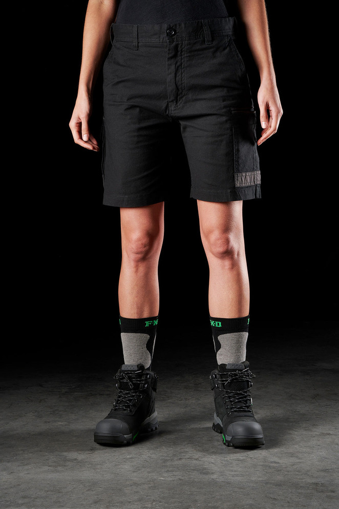 FXD STRETCH SHORTS LADIES SIZE 14 (83) BLACK
