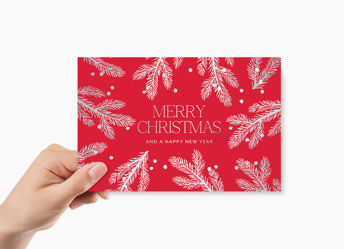 "Silver Spruce" Christmas Card