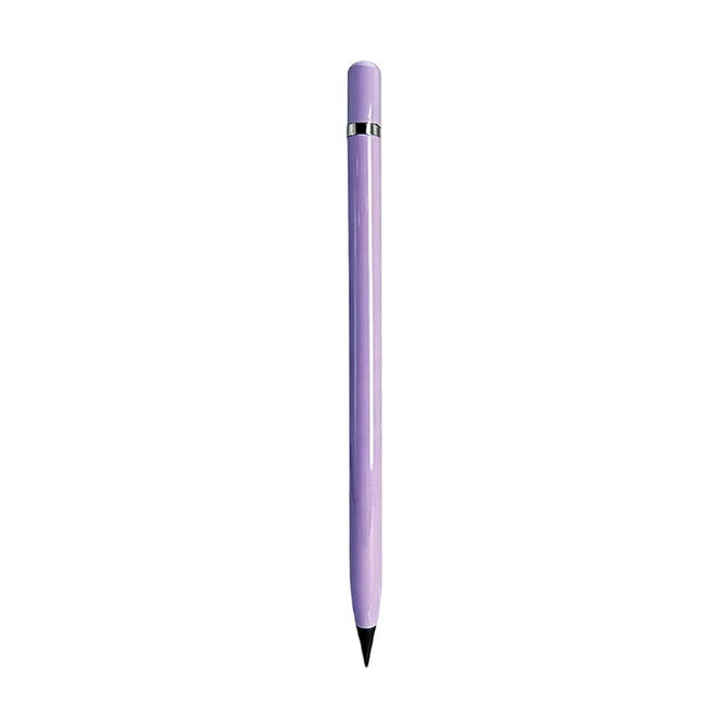 A purple pencil with a sleek design and a silver accent. The product has a logo on it.