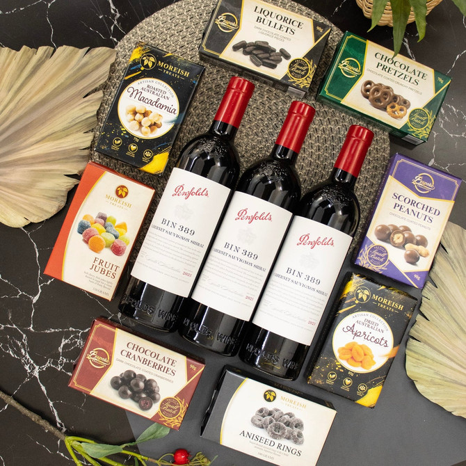 Penfolds Bin 389 Triple Wine Executive Luxury Hamper