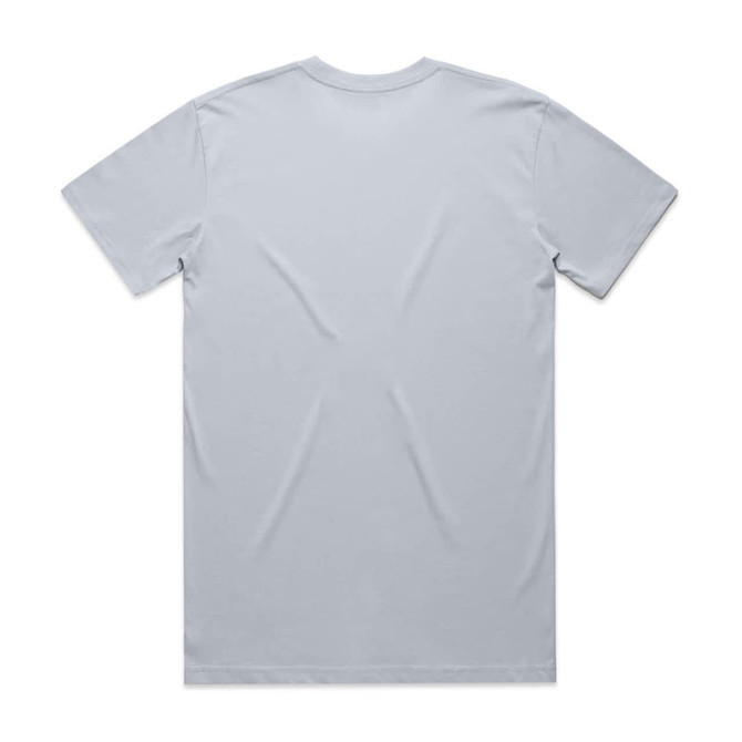 A grey Classic Tee with short sleeves and a crew neckline, featuring a plain back design.