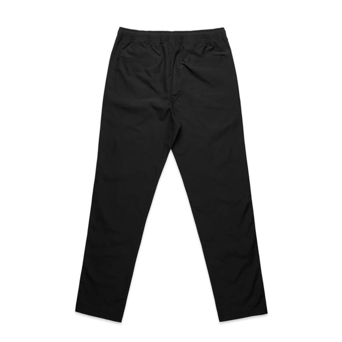 Black Active Training Pants with an elastic waistband, featuring a simple design and no visible branding.
