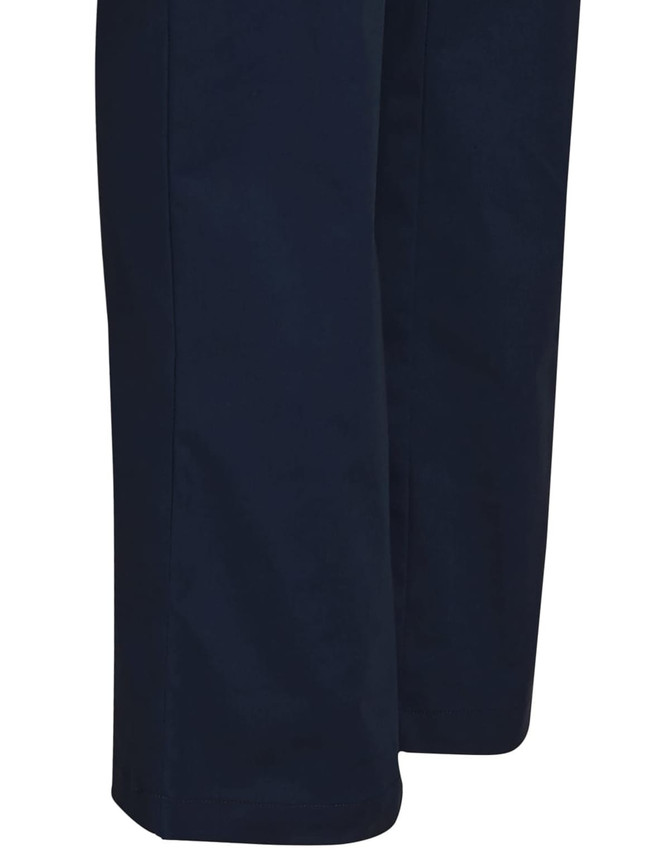 Men's solid colour scrub pants in navy blue, featuring a relaxed fit and straight leg design.