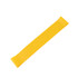 A yellow Latex Free TPE fitness resistance band displayed on a white background. Features a smooth texture and a brand logo.