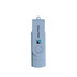 A light blue double-end eco swivel Type C flash drive with a branding logo.