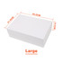 A large white foldable magnetic box with dimensions 40.5cm x 31.5cm x 10.5cm. It has a ribbon and a logo.
