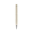 A gold pen with a sleek design and a black tip. The pen has a logo on its body.