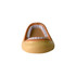 A mouth-shaped stress reliever in beige and white, featuring detailed teeth and an open design. Includes branding.