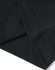 A close-up of a black premium cotton T-shirt, showcasing the fabric texture and stitching detail.