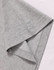 A grey ladies' premium cotton short-sleeve tee shirt with a folded sleeve. The fabric appears soft and lightweight.