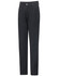 Men's flexi chino pants in black, featuring a classic jean style with pockets and a logo.