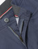 Navy blue Men's Jean Style Flexi Chino Pants featuring a button and zip fly. Includes a branded logo.