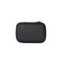A black medium zipper case, featuring a smooth surface and a zip closure, with a simple design. A black medium zipper case, featuring a smooth surface and a zip closure, with a simple design.