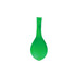 A green 30cm balloon with a smooth, rounded shape and a tapered neck, designed for decoration.