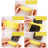 A yellow waterproof mobile pouch with hands demonstrating its opening, sealing, and phone insertion process.