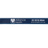 A blue PVC lanyard featuring a logo and contact information, designed for durability and convenience.