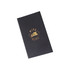 A black custom menu with a gold logo, featuring the words "Wine Menu." Elegant and sleek design. A black custom menu with a gold logo, featuring the words "Wine Menu." Elegant and sleek design.