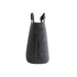 A felt material cooler bag in dark grey with two handles, featuring a simple and sleek design.
