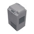 A grey photocopier-shaped stress reliever with a simple design and a small logo.