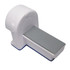 A white and grey scanner machine-shaped stress reliever with a blue base, designed for fun and games.