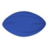 A blue 135mm Spyro Football with a smooth design and a logo on one side.