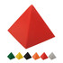A red stress pyramid with additional pyramids in green, yellow, black, orange, and silver at the bottom.