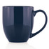 A ceramic mug with a sleek design in navy blue, featuring a comfortable handle. Holds 400ml.