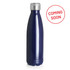 A drink bottle in navy blue, featuring a silver cap and a logo. It has a capacity of 700ml.