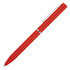 A red metal ballpoint pen with a silver clip and trim. It has a sleek, executive design and a logo.