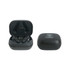 ANC Wireless Earbuds in black, housed in a compact charging case featuring a logo on the lid.