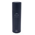 A drink bottle with a sleek black design, featuring a lid and a branding logo. Holds 700mL.