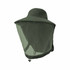 A Mosquito Mesh Hat in dark green with a protective mesh face shield and adjustable back.