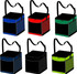 A set of six Hippo Cooler bags in blue, red, green, and black, each with a shoulder strap and zipper.