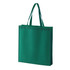 A green Ozora pp non-woven tote bag with two handles and no visible branding.