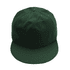 A giant baseball cap in dark green, featuring a structured brim and a rounded crown. It has a logo on the side.