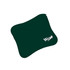 A green multi pouch laptop bag with a logo, featuring various compartments and a sleek design.