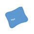 A blue multi pouch laptop bag with multiple compartments and a logo.