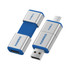 A blue and silver Harris Type-C flash drive featuring both Type-C and USB connectors.