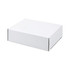 A plain white rectangular box with a horizontal opening. The box has a simple design and no visible markings.