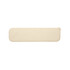 A beige stationery set with a smooth surface, featuring a rounded design and a small protruding tab.