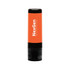 A lip balm stick with a black and orange tube, featuring the label "NexGen Bottle Manufacturing."