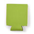 A drink bottle cooler in vibrant green, designed to keep beverages cold.