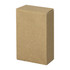 A brown cardboard box with a rectangular shape, designed to hold bamboo tissues. It features a simple, unbranded exterior.