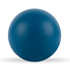 A round stress ball in a solid blue color, designed for stress relief and fun.