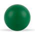 A round green stress ball designed for stress relief and fun.