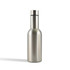 A drink bottle featuring a sleek stainless steel design, ideal for keeping beverages hot or cold.